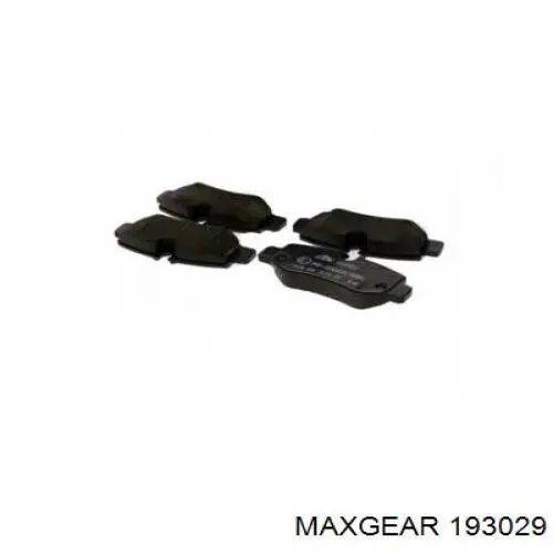 Передние тормозные колодки 193029 Maxgear