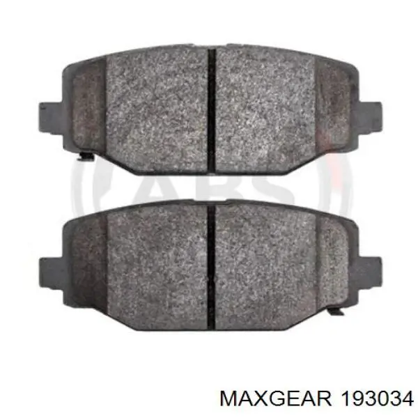 193034 Maxgear Колодки тормозные дисковые комплект