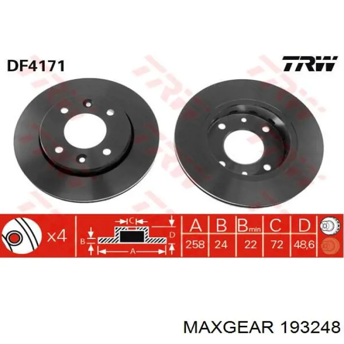 Диск опорный заднего тормозного барабана левый VAG 1J0609425A