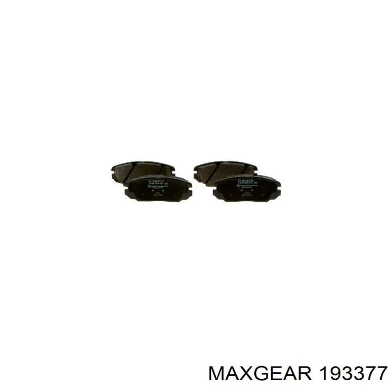 Купить 193377 Maxgear Колодки тормозные