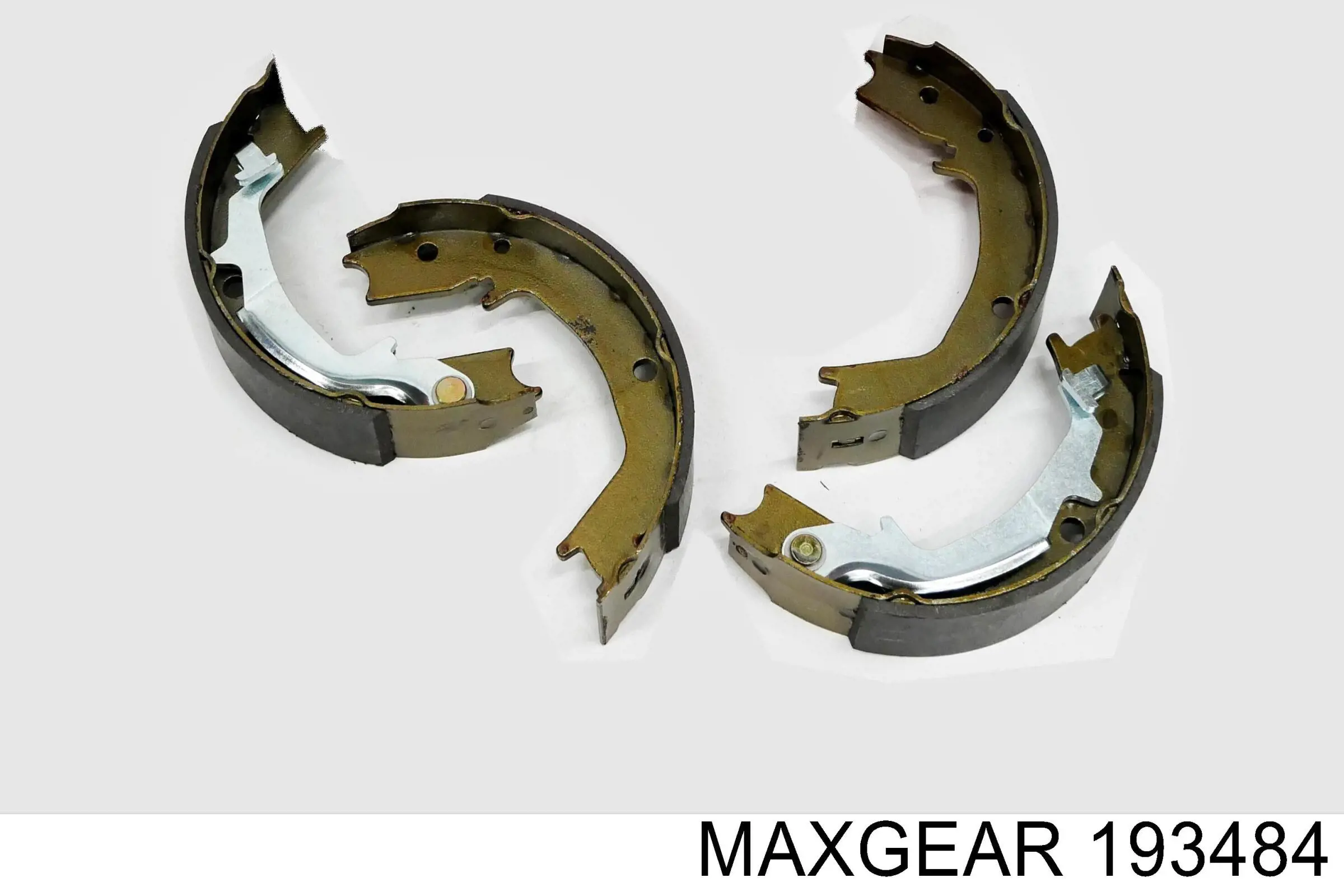 19-3484 Maxgear задние барабанные колодки