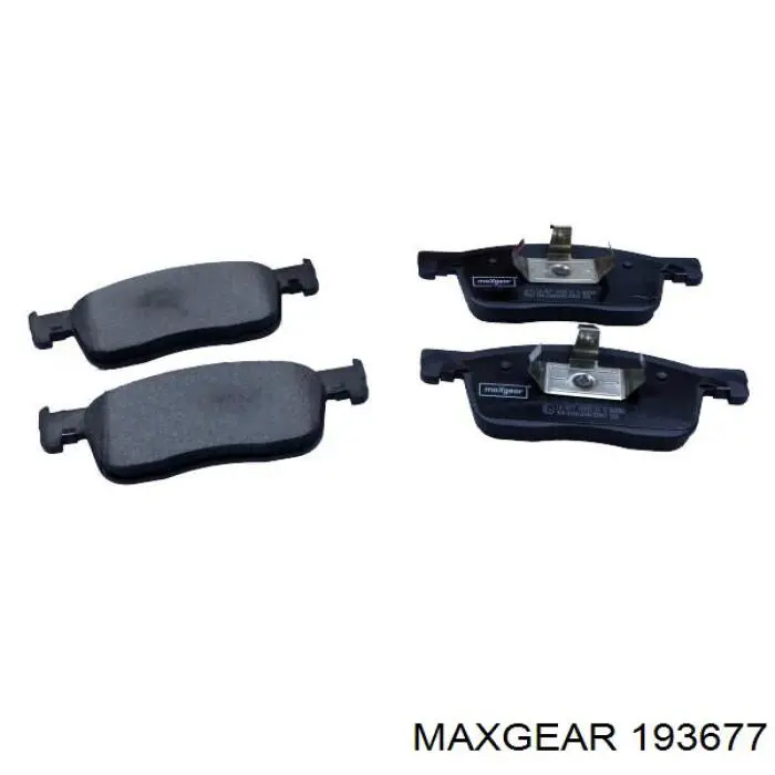 Передние тормозные колодки 193677 Maxgear