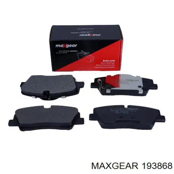 19-3868 Maxgear sapatas do freio traseiras de disco