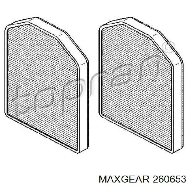 Фильтр воздушный отопителя Maxgear 260653 цена, от 28.40 USD