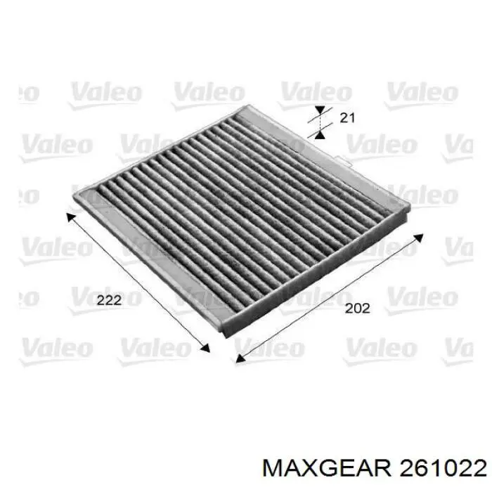 261022 Maxgear фильтр салона