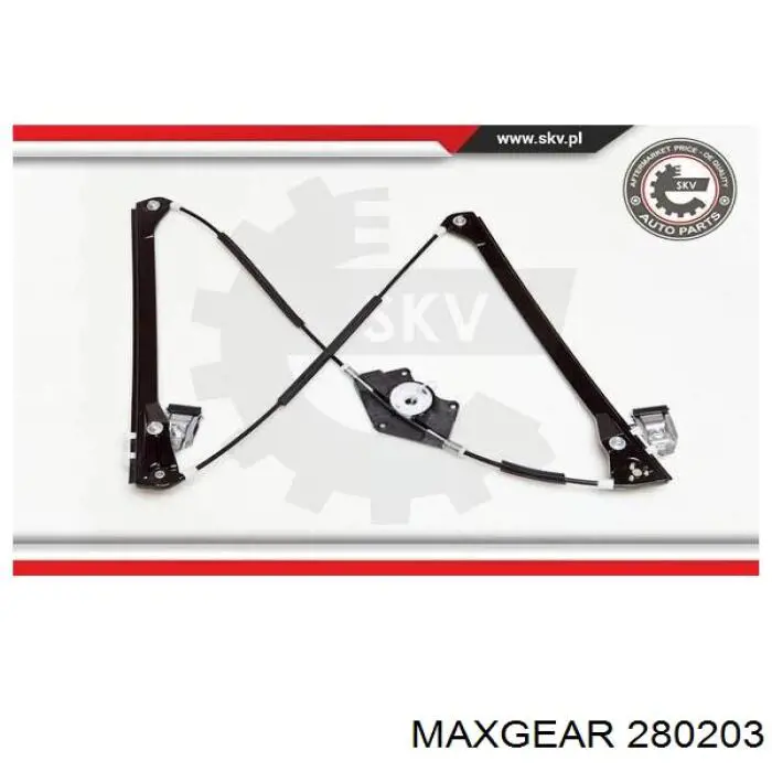 280203 Maxgear Механизм стеклоподъемника передней левой двери