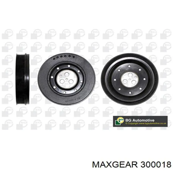 Шкив коленвала (демпфер) Maxgear 300018 цена, от 59.96 USD