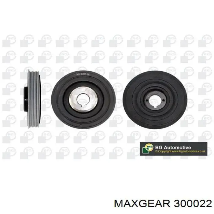 Шкив коленвала 300022 Maxgear