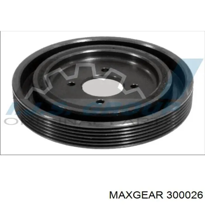 Шкив коленвала (демпфер) Maxgear 300026 цена, от 7.05 USD