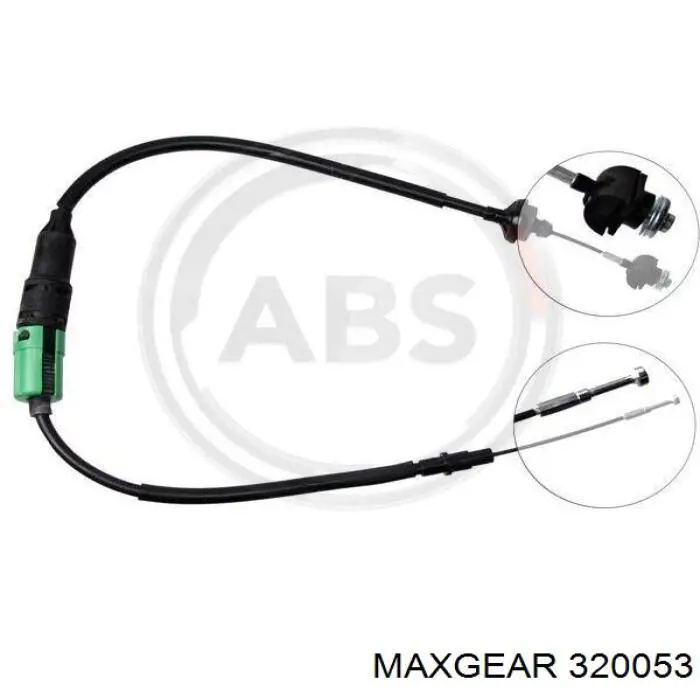 Купить 320053 Maxgear Трос сцепления