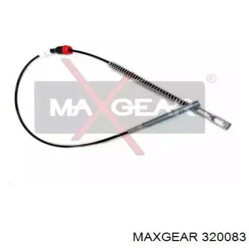 32-0083 Maxgear трос ручного тормоза задний левый