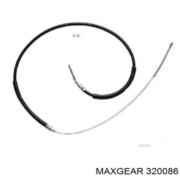 Трос ручного тормоза задний, правый/левый Maxgear 320086