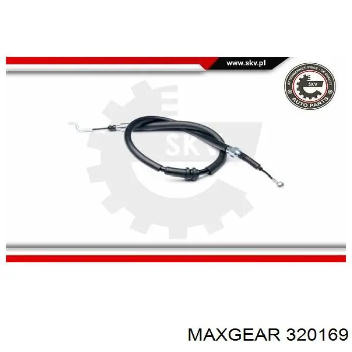 Задний трос ручника 320169 Maxgear
