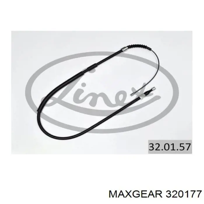 Трос ручного тормоза задний Febi 176773 цена, от 6.25 USD