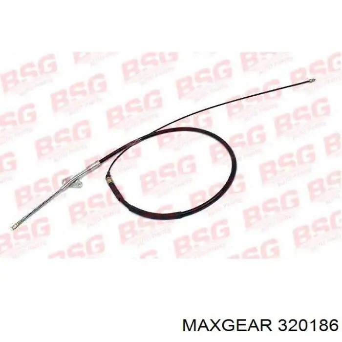 Купить 320186 Maxgear Трос стояночного тормоза задний левый