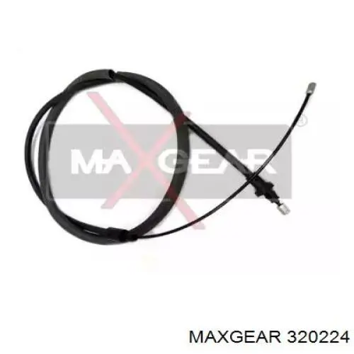 32-0224 Maxgear трос ручного тормоза задний правый