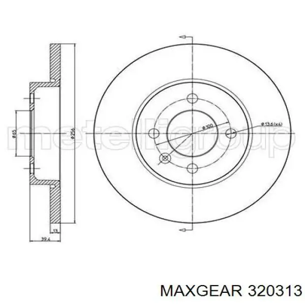 Тросик сцепления Maxgear 320313