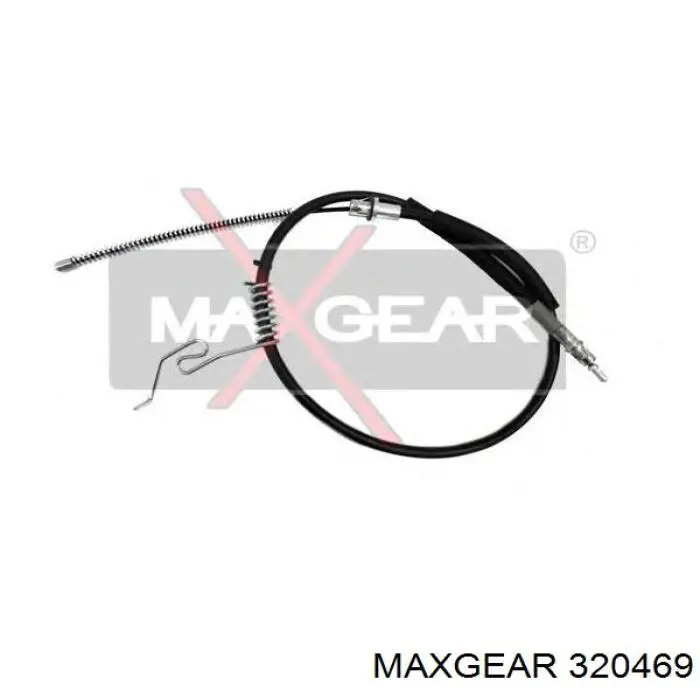 Трос ручного тормоза задний, правый/левый Maxgear 320469