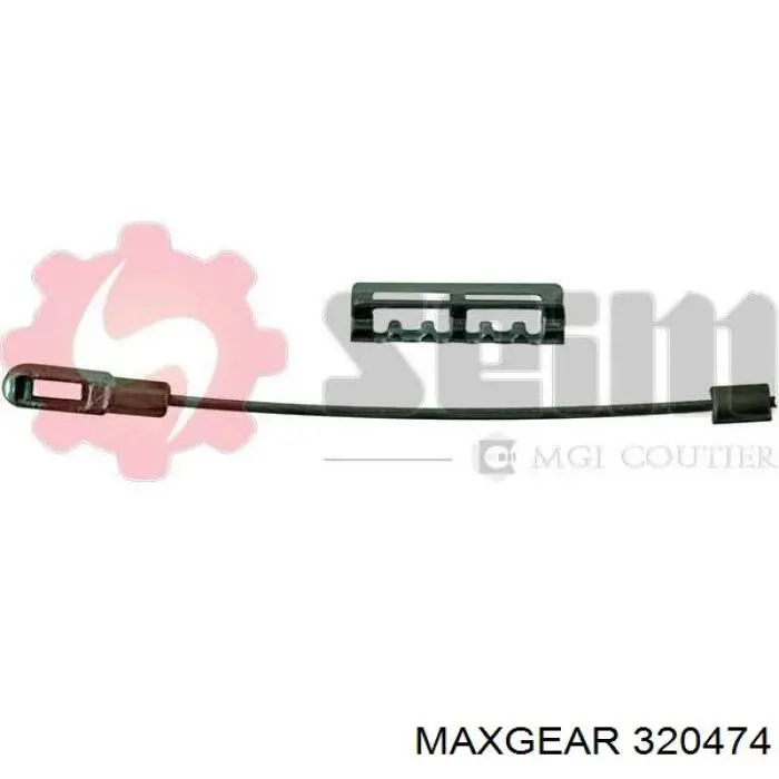 Трос ручного тормоза задний, правый/левый Maxgear 320474