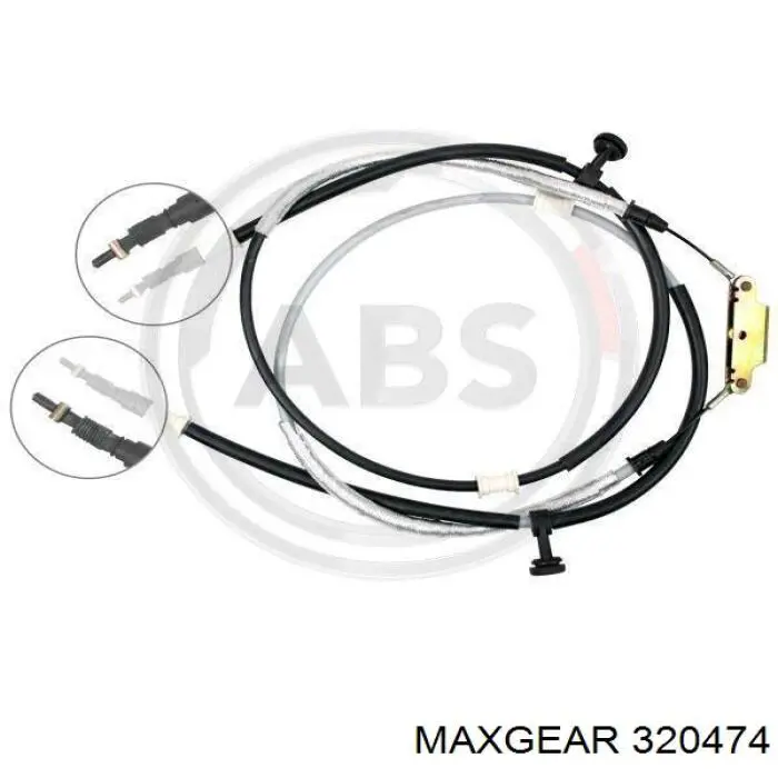 Задний трос ручника Maxgear 320474 цена, от 32.94 USD