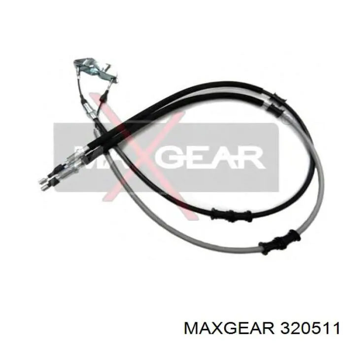 Трос ручного тормоза задний, правый/левый Maxgear 320511