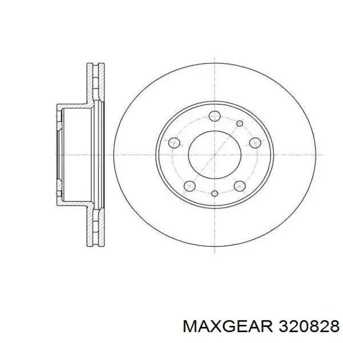 Трос ручного тормоза задний Maxgear 320828 цена, от 19.77 USD