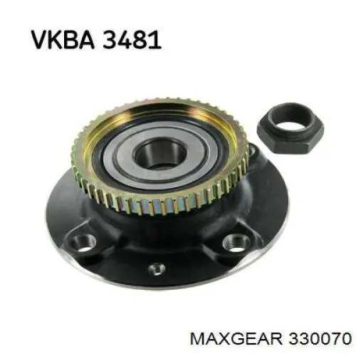 Задняя ступица 330070 Maxgear