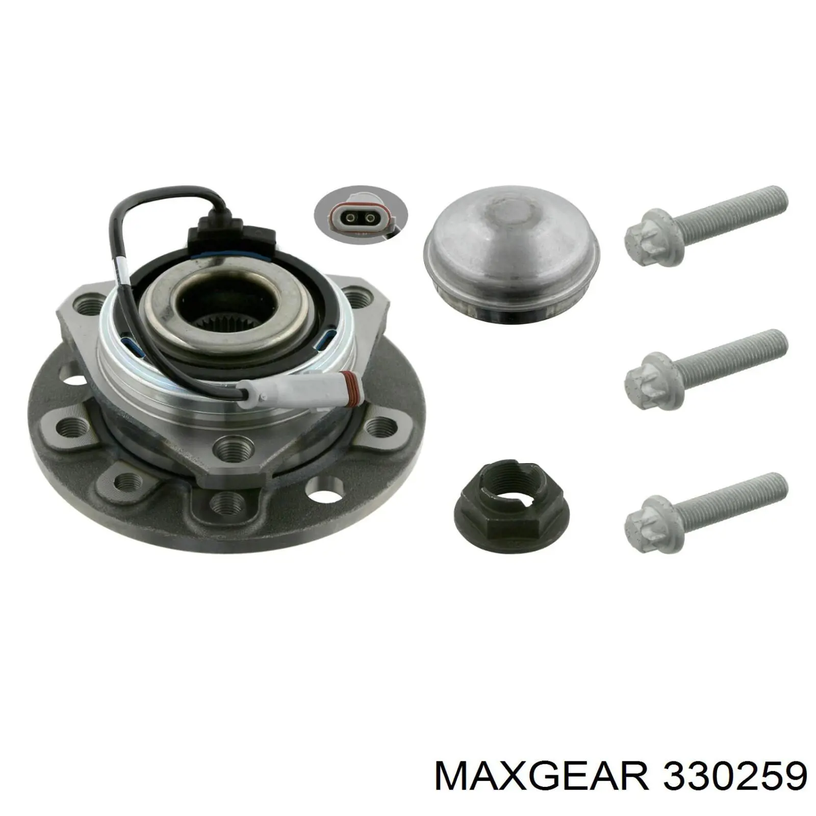 Купить 330259 Maxgear Ступица переднего колеса
