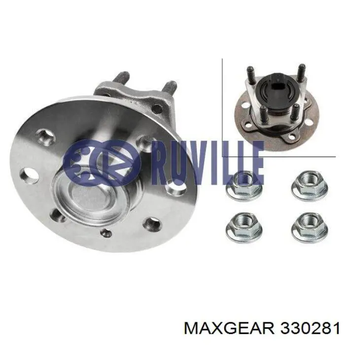 Купить 330281 Maxgear Задняя шпиндель