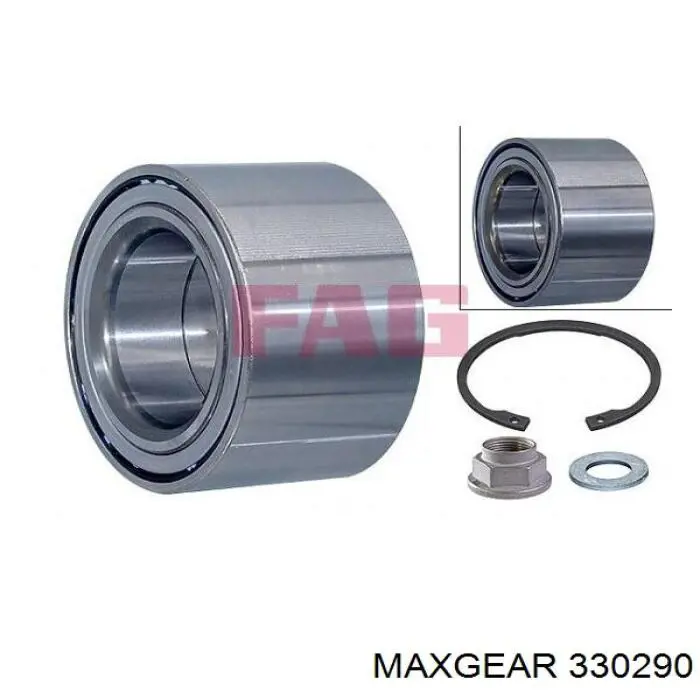 330290 Maxgear Подшипник ступицы передней