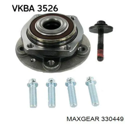 Купить 330449 Maxgear Ступица переднего колеса