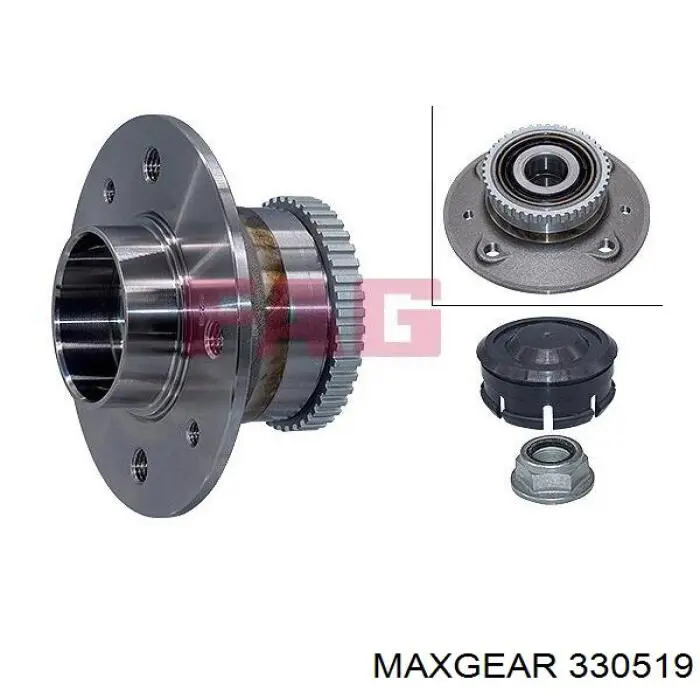 Задняя ступица 330519 Maxgear