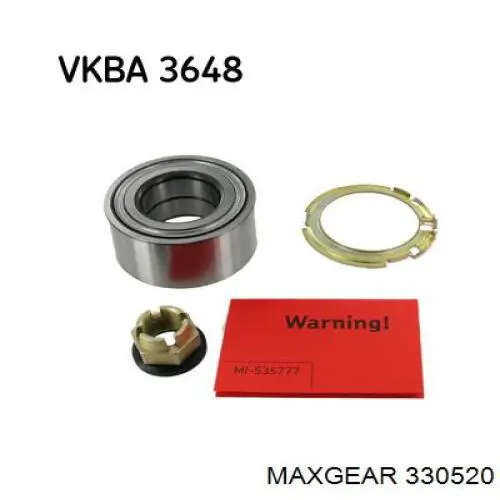 Подшипник ступицы 330520 Maxgear
