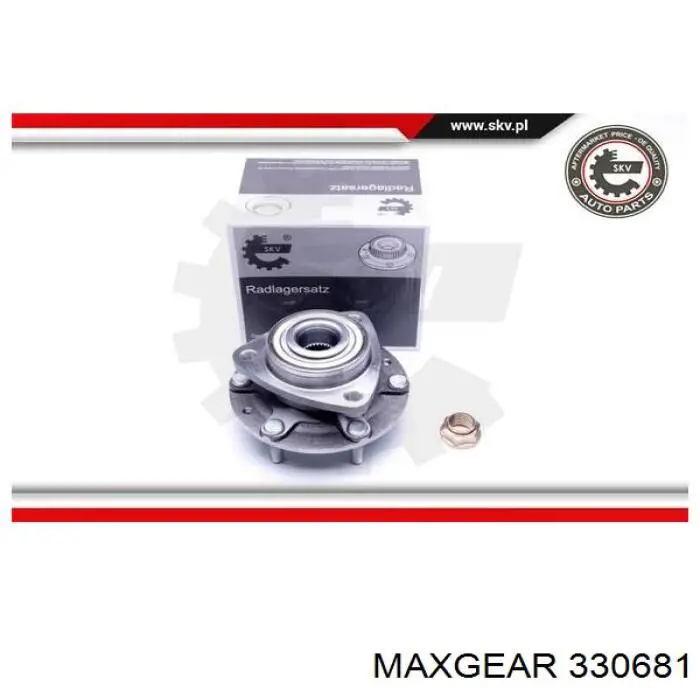 Ступица передняя 330681 Maxgear