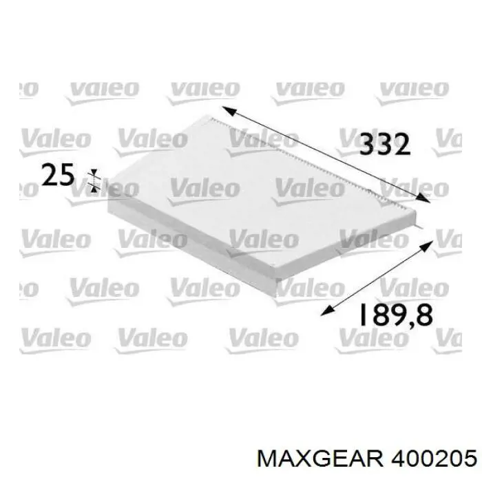 Левая опора двигателя Maxgear 400205