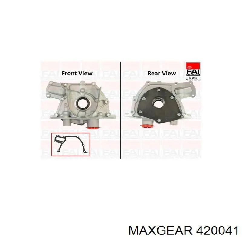 Масляный насос 351516000017 Magneti Marelli