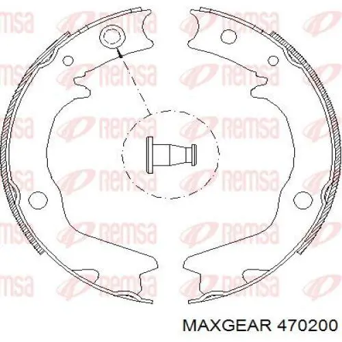 Помпа водяная (насос) охлаждения, дополнительный электрический 470200 Maxgear