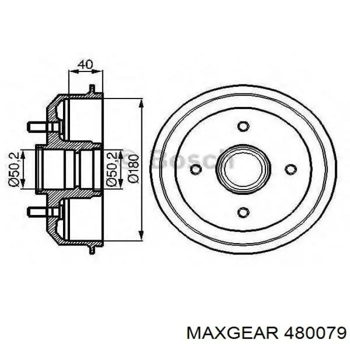 Насос гидроусилителя руля Maxgear 480079