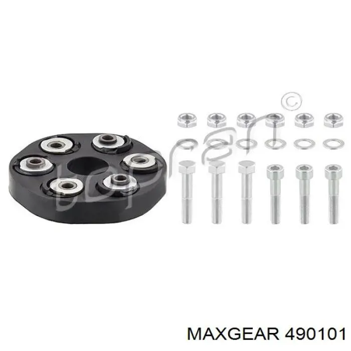 Муфта кардана эластичная передняя/задняя Maxgear 490101 цена, от 33.93 USD
