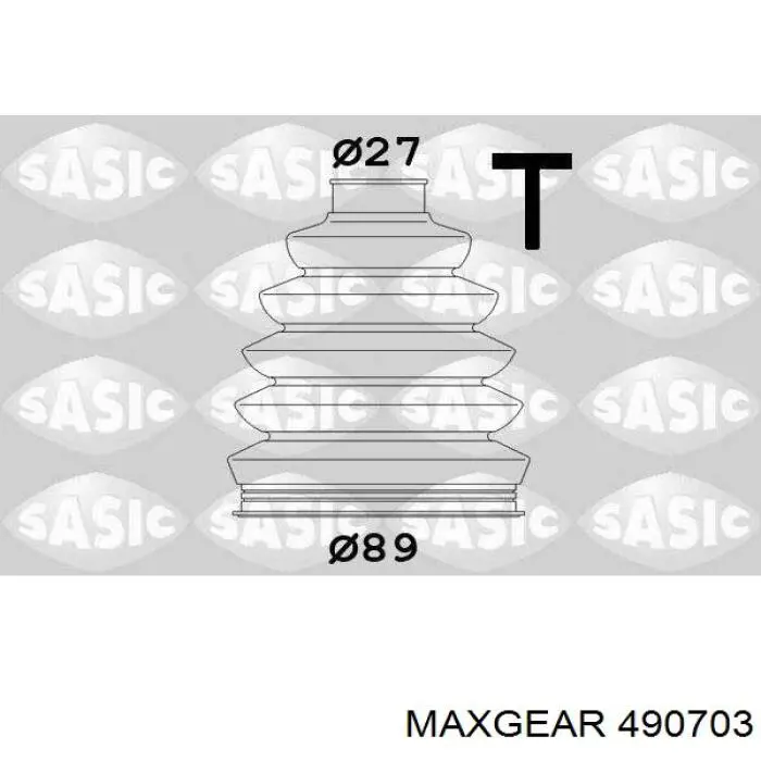 Пыльник ШРУСа наружный 490703 Maxgear