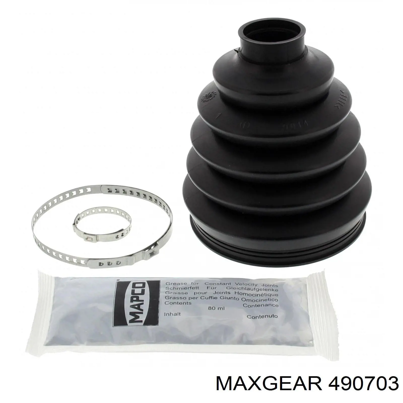 Пыльник ШРУСа передней полуоси наружный Maxgear 490703