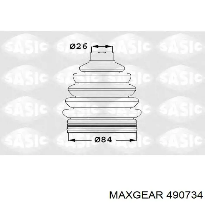 Пыльник ШРУСа передней полуоси наружный Maxgear 490734