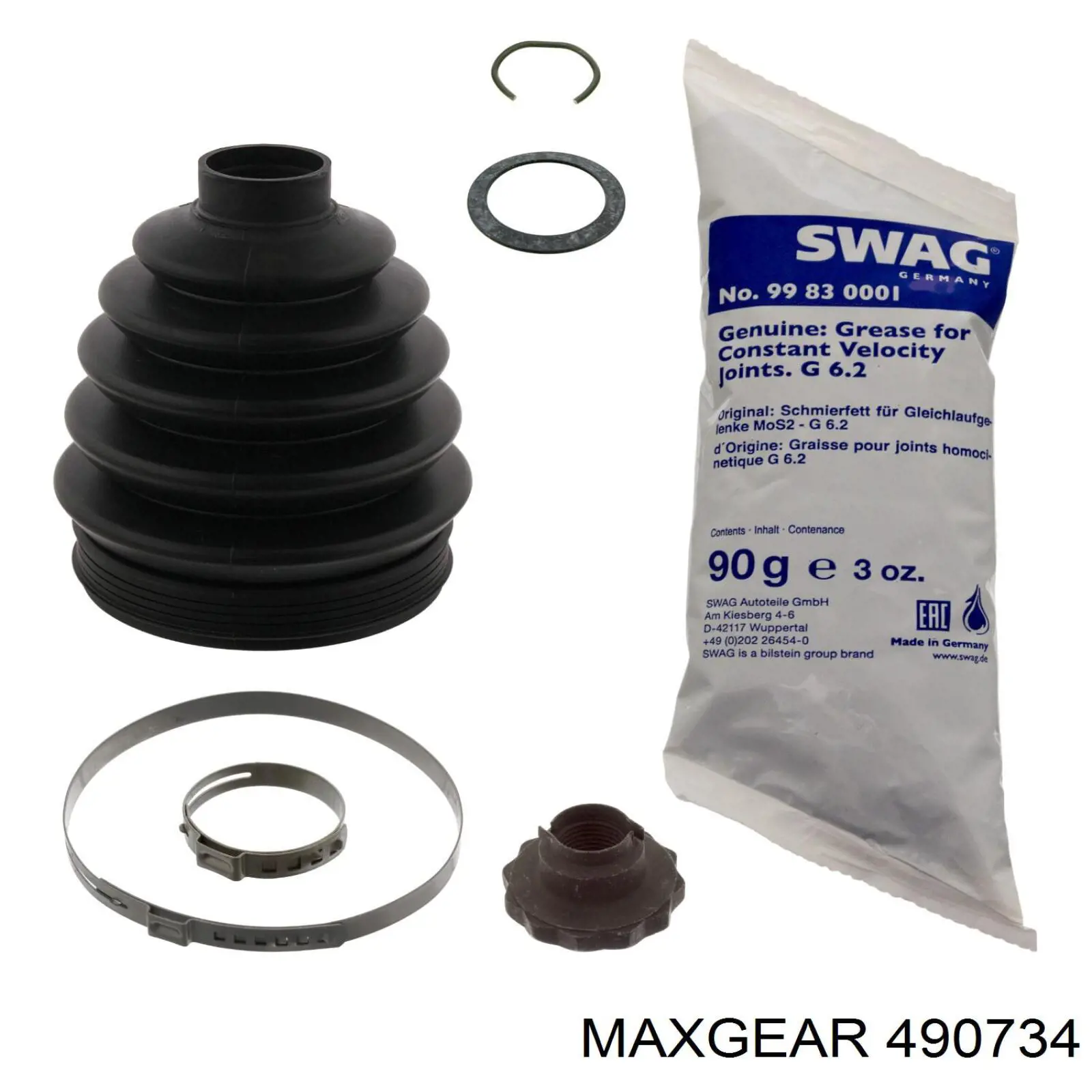 Пыльник ШРУСа наружный 490734 Maxgear