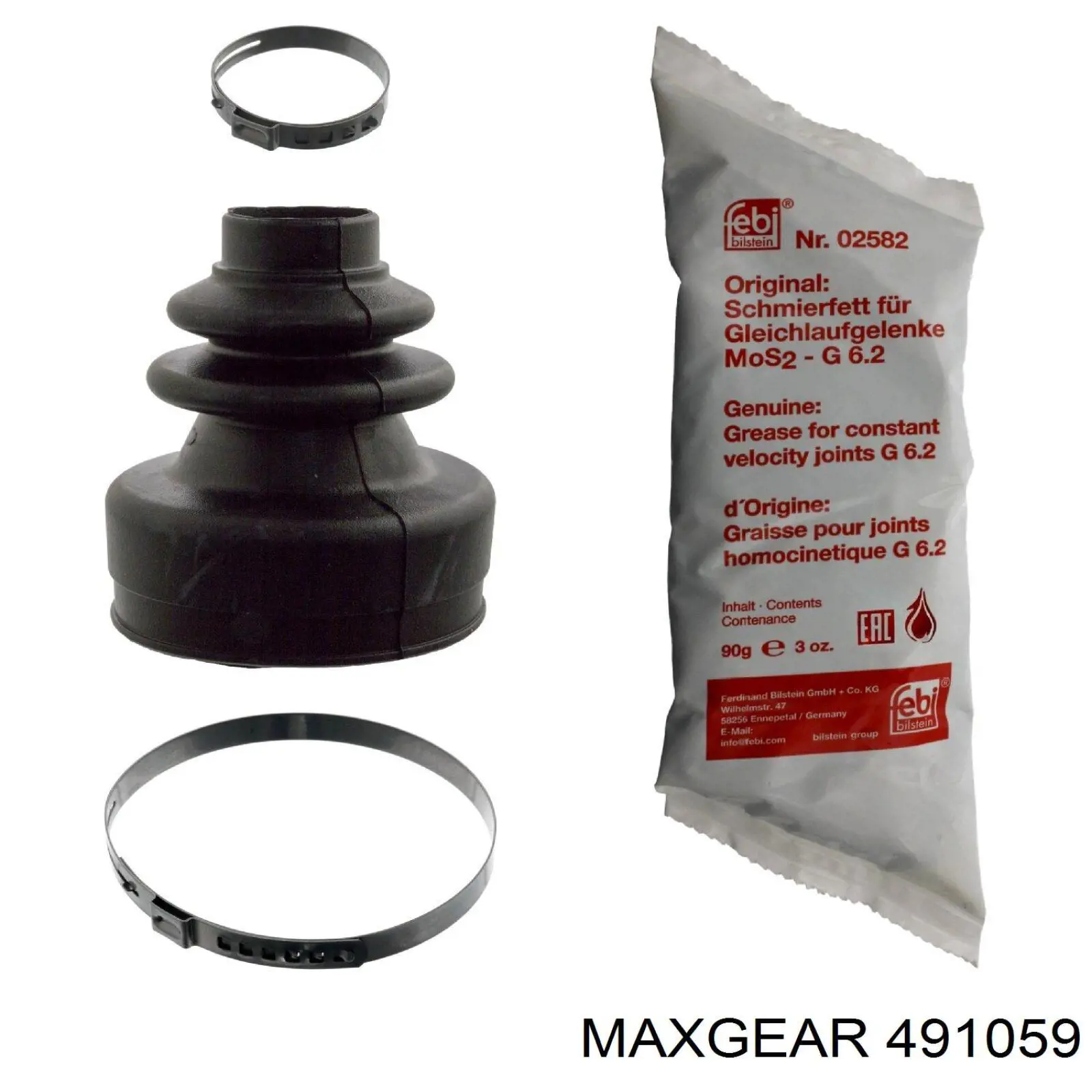 Пыльник ШРУСа передней полуоси внутренний левый 491059 Maxgear