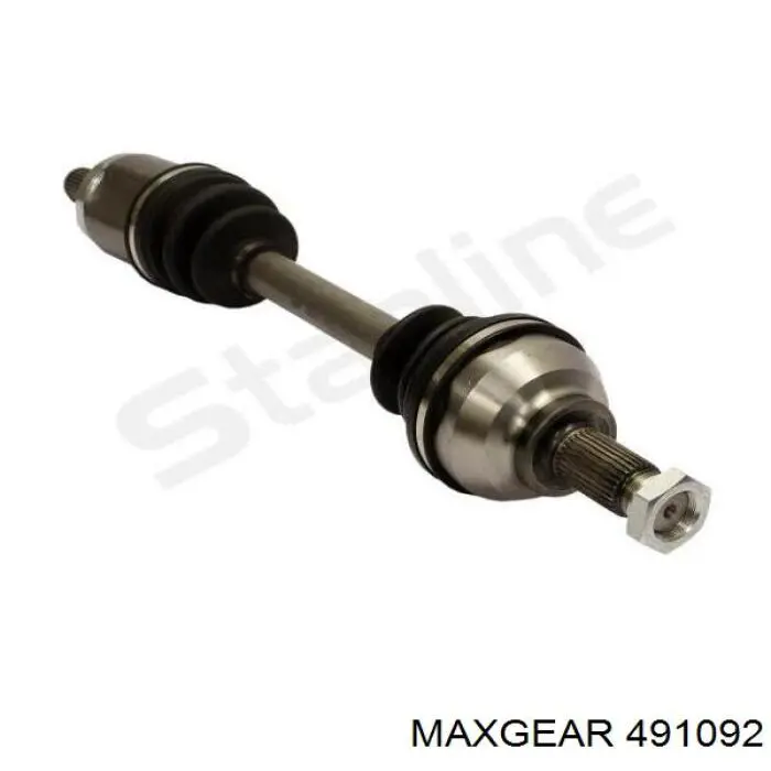 Полуось (привод) передняя левая 491092 Maxgear