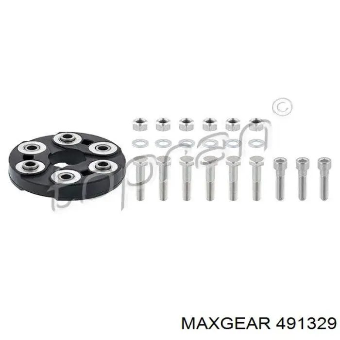 Купить A1294100015 Mercedes Муфта кардана эластичная передняя