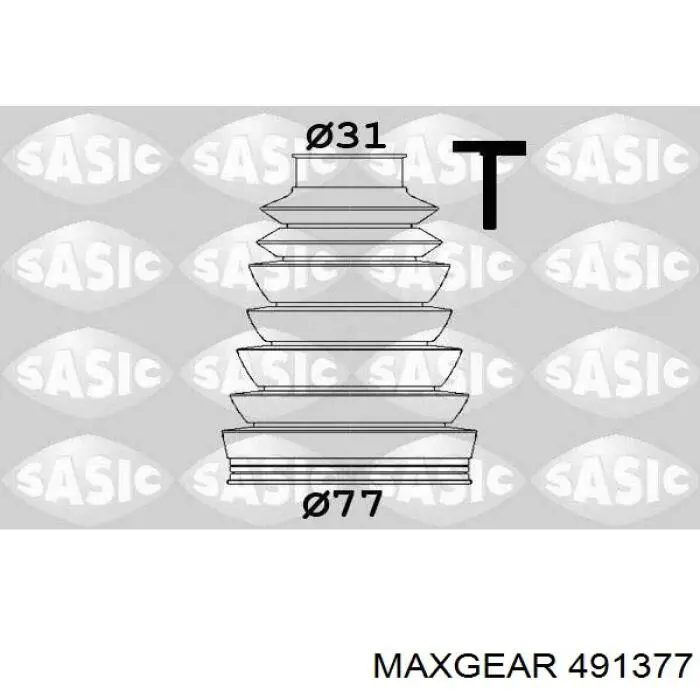 Купить 491377 Maxgear Пыльник гранаты внутренний, передней полуоси