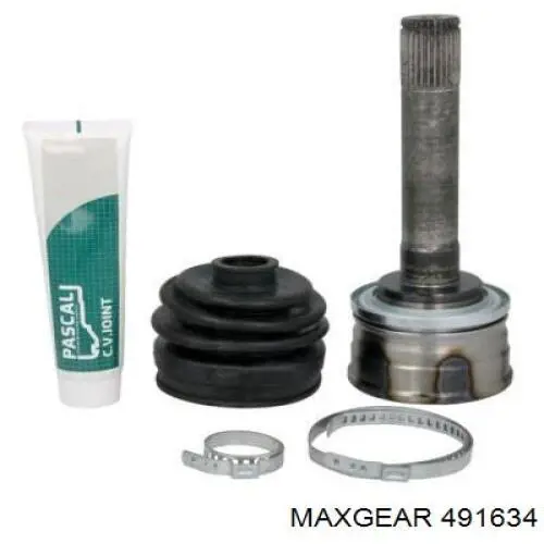 Шарнир угловых скоростей передний левый Maxgear 491634 цена, от 40.26 USD