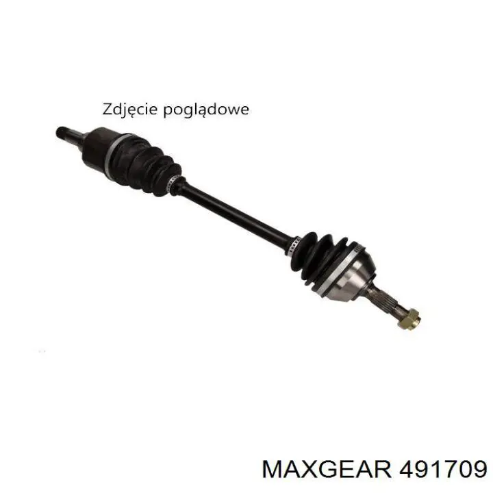 Левая полуось 491709 Maxgear