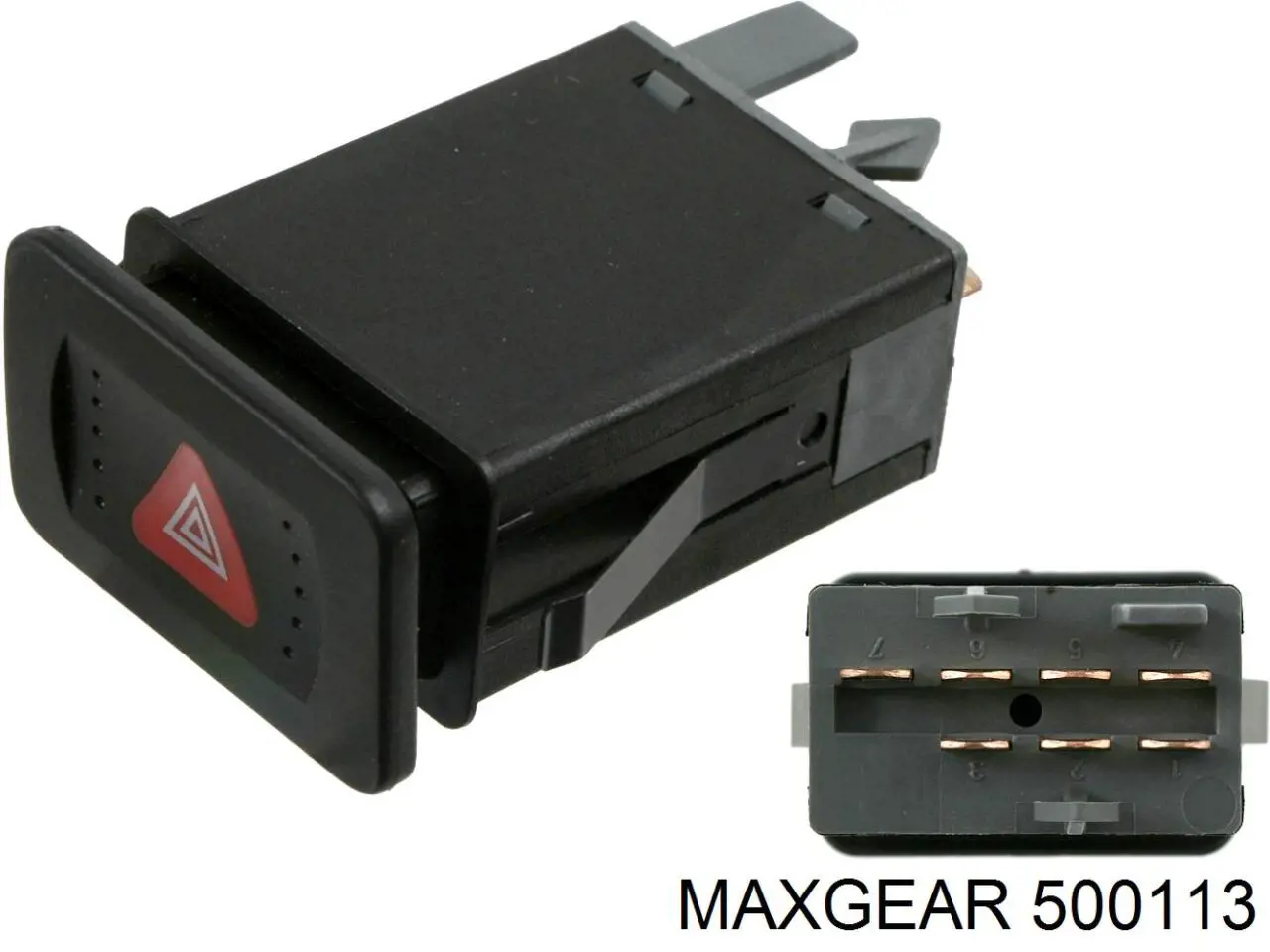 Кнопка включения аварийного сигнала 500113 Maxgear